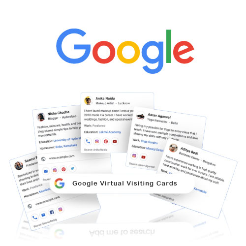 Google Launches Virtual Visiting Card