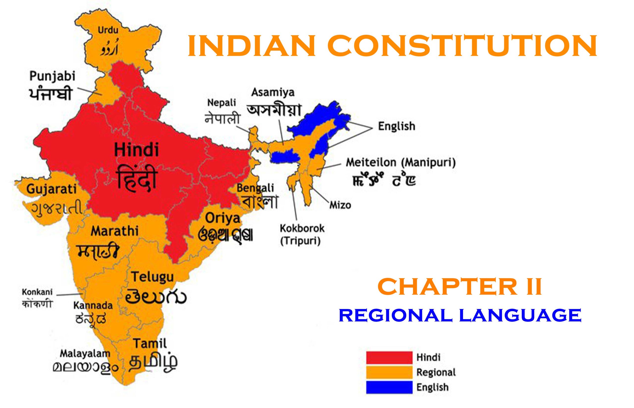 Chapter II – Regional Language